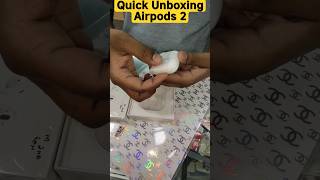 Quick Unboxing Airpods 2 generation 😍😍😍#shots #unboxing #viral #viralshorts #shorts