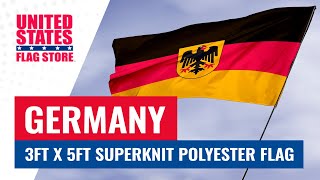 Germany State Ensign 3ft x 5ft Superknit polyester