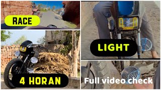 Splender 4 horan fiting new light seplnder  full video check #seplender_lovers #seplender #video