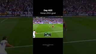 Day #211 | Messi 211th goal | Barcelona vs Real Madrid (4/16/2011)