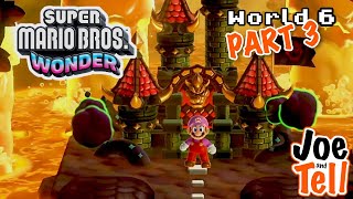 Let's play Super Mario Bros. Wonder World 6 - Deep Magma Bog - Part 3