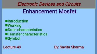 Enhancement MOSFET