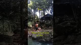 Fun Time Exploring Curug Putri Kencana Sentul #happy #funny #river #waterfall #nature #jump #swim