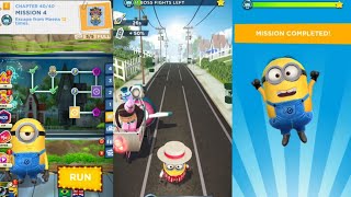 Minion Rush Chapter 40 Mission 4 Escape from Meena 12 Times Residential Area Run#746 @De_Epic