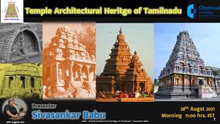 CARE -  Architectural Heritage of Tamilnadu Temples - Sivasankar Babu