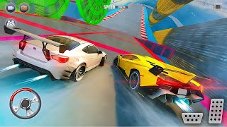 Impossible Track Stunts 2021 - Mega Ramp Car Racing - Ramp Stunts Game Video - Android Gameplay