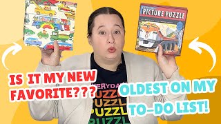 Doing the Oldest Puzzle on my To-Do List!!! // My New Favorite Puzzle // Blue Kazoo Review