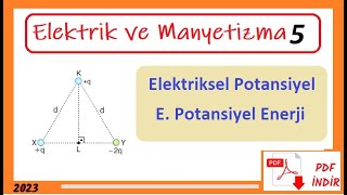 Elektriksel Potansiyel Elektriksel Potansiyel Enerji PDF