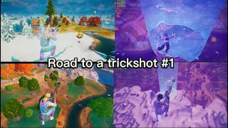 How i hit the BEST trickshots of chapter 4!  Road to a trickshot #1