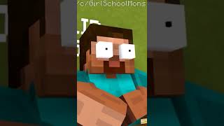 Monster School: Gift Prank Creeper Cute Girl - Funny Minecraft Animation (shorts version) #Shorts