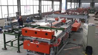 SAFE PLYWOOD SAWING MACHINE FULL AUTO FEEDING, SAFE MDF 4 SIDES TRIMMING SAW MACHINE