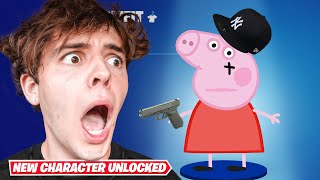 Peppa Pig Is Now In FORTNITE?! (Try not to laugh)