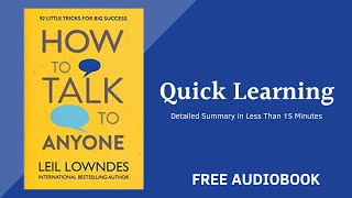 How to Talk to Anyone by Leil Lowndes | Detailed Summary | Free Audiobook