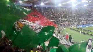 Milan - Juventus coreografia, finale Coppa Italia 21.05.2016, stadio Olimpico