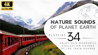 2 hours of pleasant natural sounds - train.