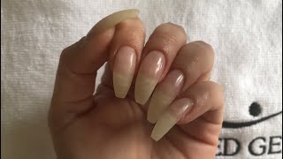 GEL OVERLAY on NATURAL NAILS with Bioseaweed Gel