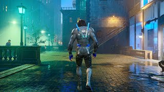 GOTHAM KNIGHTS FREE ROAM with Nightwing (Year One Suit) Combat - No Commentary