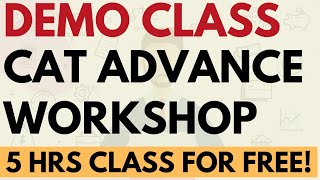 Live CAT Advance workshop | 5 Hours class | Most important quants ques for CAT 24 (Percentages)