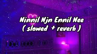 Ninnil Njaan Ennil Nee [ slowed + reverb] | Ithihasa  | Shine Tom Chacko | Anusree  |  Earth Hut