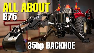 ALL ABOUT | Yanmar 35hp BACKHOE ATTACHMENT - B75