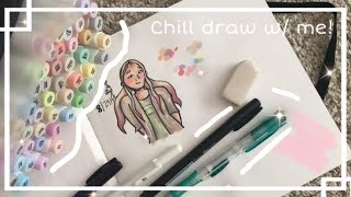 Drawing again! / Chill girl // draw and chill-1