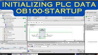 TIA Portal- OB100 The Startup Function