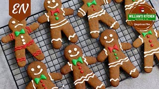 Gingerbread Men Cookies | Christmas Recipe || William's Kitchen