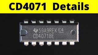 CD4071 | 2 input OR Gate CMOS IC