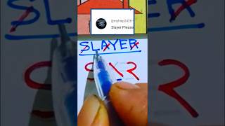 SLAYER  Name Logo Design #trending #art #logo #viral #youtubeshorts #shorts