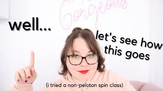 I tried a (non-Peloton 🫢) spin class || My experience, tips & tricks, pros & cons and *MORE*