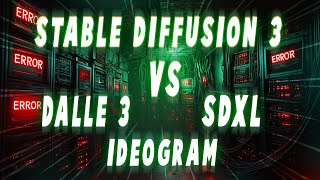 Stable Diffusion 3 - тесты нейросети, обзор и сравнение с Dalle 3, SDXL, Ideogram