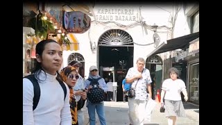 Kesibukan dan kemeriahan membeli belah di Grand Bazaar Istanbul, Turki