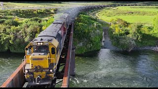 Train Drivers Eye View - Kokiri to Mawharaiti  + Drone