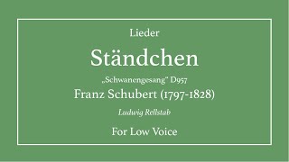 Ständchen - Schubert - Low