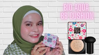 Review BIOAQUA BB Cushion Whitening Beauty Cream 20g || Sebagus itu sih???