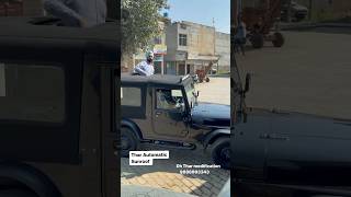 2019 model Thar automatic sunroof install and semi hardtop fully modified 9888993343 Amritsar Punjab