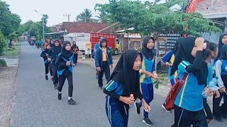 JALAN SEHAT DI UPT SMPN 02 PANGGUNGREJO dalam rangka diesnatalis smpn 02 panggungrejo