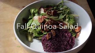 Seasonal Quinoa Salad (Gluten Free, Oil Free, Sugar Free)