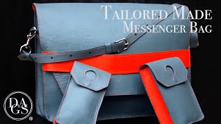 Making a Messenger Bag by Hand! 💼 | A Tailor Made Leather Project