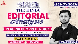 Editorial Analysis | 23 November 2024 | Vocab, Grammar, Reading, Skimming | By Parth Sir