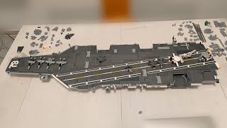 [LIVE] 7.000 Bricks AIRCRAFT CARRIER - Let's Build it Together (PART 5 of 5 - END)