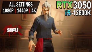 SIFU | RTX 3050 + i5-12600K | All Settings Tested (DLSS) 1080P, 1440P, 4K