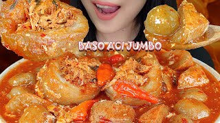 PEDES AMPE NANGIS🔥😢| ASMR BASO ACI JUMBO MERCON ISI AYAM | ASMR INDONESIA