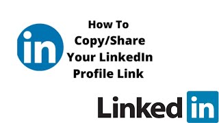 How to copy or share linkedin profile link/how to find linkedin url