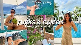 TURKS & CAICOS TRAVEL VLOG *senior trip*