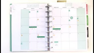 January 2018 Budgeting in my NEW HAPPY PLANNER