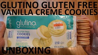 Unboxing Glutino Vanilla Creme Gluten Free Cookies