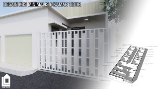 IDE DESAIN KOS MINIMALIS FASILITAS LENGKAP DI 8 X 15 6 KAMAR