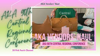 AKA 90th Central Regional Conference 💚 AKA Vendors' Haul #AKAAuthorizedVendors