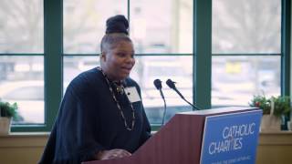 Shawnta Stern, Sarah's House, Catholic Charities 2016 Leadership Breakfast